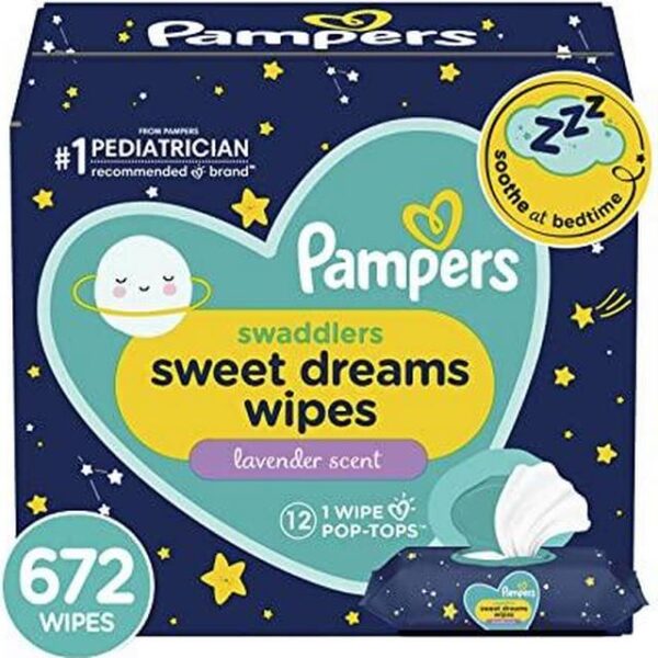 Pampers Sweet Dreams Wipes 672 pcs