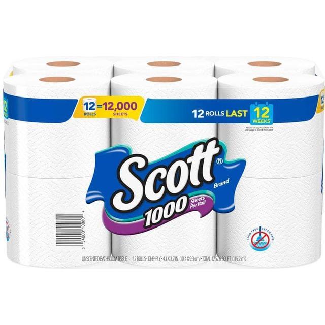 Scott Regular Roll Toilet Tissue 12pcs